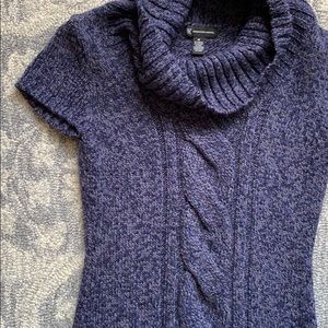 INC blue sweater dress